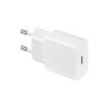 Samsung EP-T1510X 15W univerzális hálózati töltő adapter fehér (+1m USB-C/C kábel)