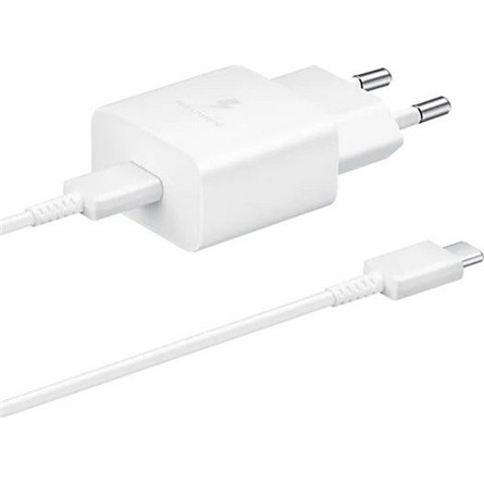 Samsung EP-T1510X 15W univerzális hálózati töltő adapter fehér (+1m USB-C/C kábel)