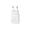 Samsung EP-T1510X 15W univerzális hálózati töltő adapter fehér (+1m USB-C/C kábel)