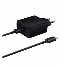   Samsung EP-TA845XBE 45W univerzális hálózati töltő adapter fekete (USB-C kábel)