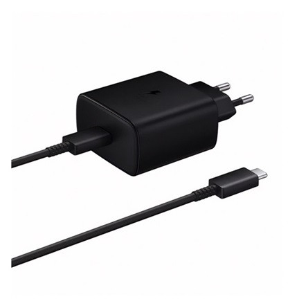 Samsung EP-TA845XBE 45W univerzális hálózati töltő adapter fekete (USB-C kábel)