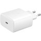 SAMSUNG hálózati töltő Type-C aljzat 45W, PD gyorstöltő + 100cm Type-C kábel, FEHÉR