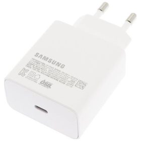   SAMSUNG hálózati töltő Type-C aljzat (65W, PD gyorstöltő) FEHÉR (Gigapack csomagolás)