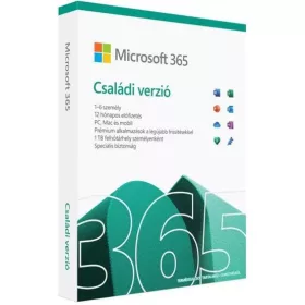   MICROSOFT SW MS M365 Family Hungarian EuroZone Subscr 1YR Medialess FY25H2