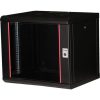 Equip Fali Rackszekrény - EPM-09-6045-B-CBAA (19", 9U, 600x450mm, előre szerelt, fekete)