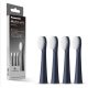 Panasonic ER-6CT02A303 Multishape Elektromos Fogkefe Pótfej - fekete 4db