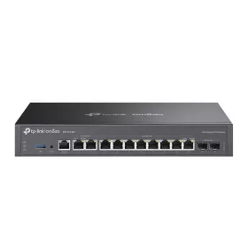   TP-LINK Vezetékes VPN router Router 2xWAN/LAN(2500Mbps)+ 8xWAN/LAN(1000Mbps) + 2xSFP + 1xUSB + 1xkonzol port, ER7412-M2