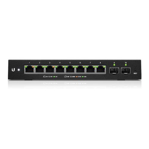 Ubiquiti Switch ES-10XP (EdgeSwitch 10XP, 8xGbitLAN, 2xSFP, PoE)