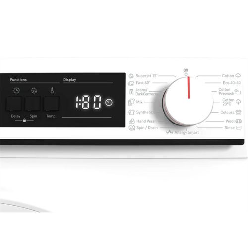 SHARP ES-NFA814BWNNA-EE Elöltöltős Mosógép (8kg, 1400 fordulat)