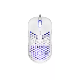 ESHARK NAGINATA-W gamer/esport egér, fehér