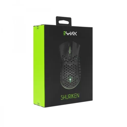 ESHARK SHURIKEN gamer/esport egér, fekete