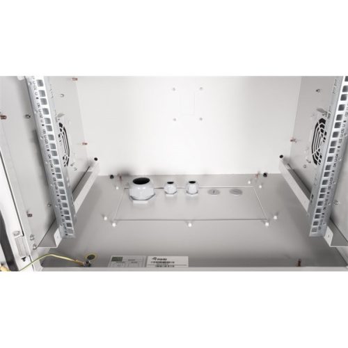 Equip Kültéri Fali Rackszekrény - ESO-07-6045-G (19", 7U, 600x450mm, előre szerelt, szürke)