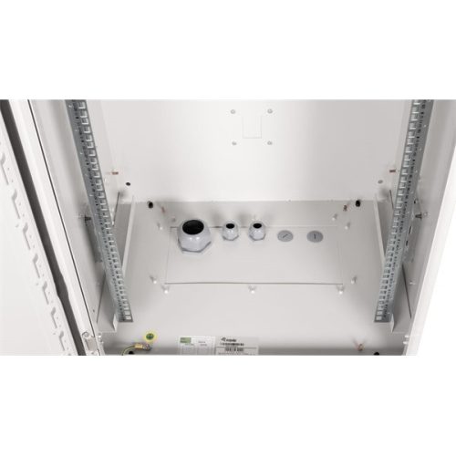 Equip Kültéri Fali Rackszekrény - ESO-16-6045-G (19", 16U, 600x450mm, előre szerelt, szürke)