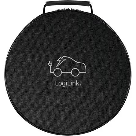 LogiLink Type 2 -> Type 2 M/F EV töltőkábel 2.5m fekete 32A, 22kW
