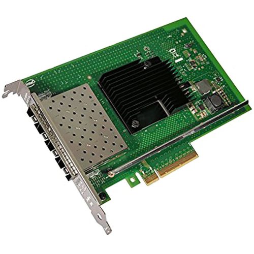 Intel Ethernet Converged Network Adapter X710-DA4, 10GbE/1GbE quad ports SFP+, open optics, PCI-E 3.0x8 (Low Profile and Full Height brackets included) bulk