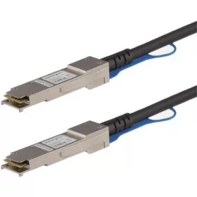   StarTech QSFP+ -> QSFP+ M/M adatkábel Direct Attach (DAC) 0.5m fekete 40Gbps