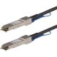StarTech QSFP+ -> QSFP+ M/M adatkábel Direct Attach (DAC) 0.5m fekete 40Gbps
