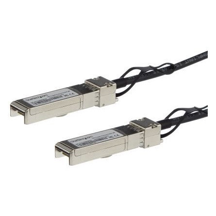 StarTech SFP+ -> SFP+ M/M adatkábel Direct Attach (DAC) 5m fekete 10Gbps, Passive 