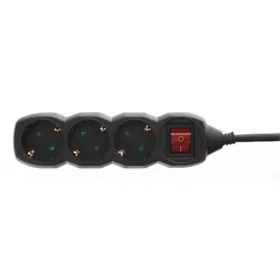 Well IP20 3 Schuko CEE 7 elosztó 3m fekete