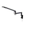 Endorfy Mikrofon - Broadcast Low Profile RGB Boom Arm (mikrofonállvány, alacsony profil, RGB, fekete)