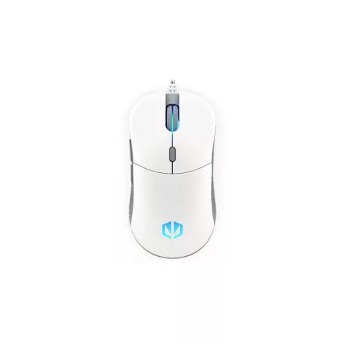 Endorfy Egér - GEM Onyx (8000 DPI, ARGB, PixArt chip, optikai, 1,8m, fehér)