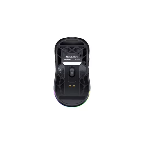 Endorfy Wireless Egér - LIV Plus (Honeycomb, 26 000 DPI, ARGB, PixArt chip, optikai, fekete) + dokkoló