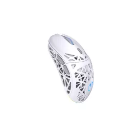   Endorfy Wireless Egér - LIV Plus Onyx White (Honeycomb, 26 000 DPI, ARGB, PixArt PAW3395, optikai, fehér) + dokkoló