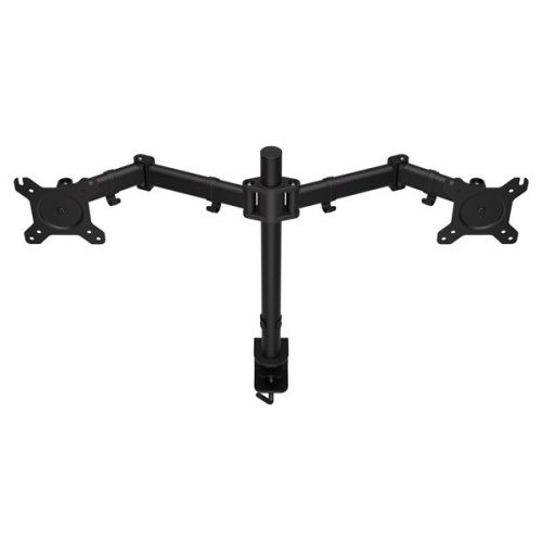 Endorfy Monitor Asztali konzol - Atlas Double (VESA, 13"-27", 2 monitor, forgatható, dönthető, Max.2x8kg, fekete)