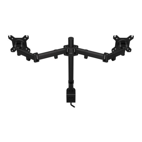 Endorfy Monitor Asztali konzol - Atlas Double (VESA, 13"-27", 2 monitor, forgatható, dönthető, Max.2x8kg, fekete)