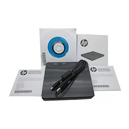 HP külső slim DVD író USB2.0 fekete BOX
