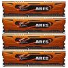 G-SKILL Ares 32GB 1600MT/s DDR3 memória CL10 Kit of 4 narancssárga