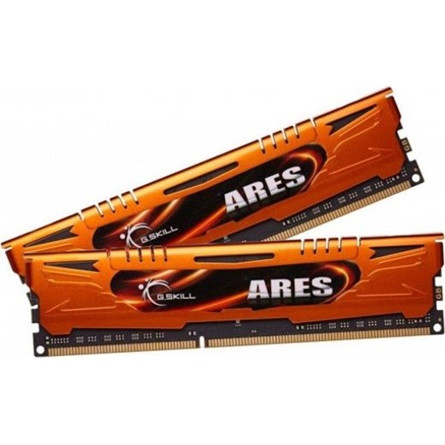 G-SKILL Ares 8GB 1600MT/s DDR3 memória CL9 Kit of 2 narancssárga