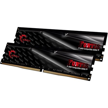 G-SKILL Fortis 16GB 2400MT/s DDR4 memória CL15 Kit of 2 fekete