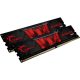 G-SKILL Aegis 16GB 2400MT/s DDR4 memória Kit of 2 fekete-piros