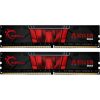 G-SKILL Aegis 16GB 2400MT/s DDR4 memória Kit of 2 fekete-piros