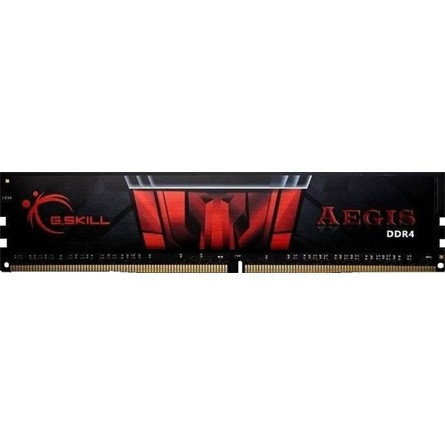 G-SKILL Aegis 8GB 2400MT/s DDR4 memória CL15 Kit of 2 fekete-piros