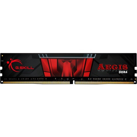 G-SKILL Aegis 4GB 2400MT/s DDR4 memória CL15 fekete-piros