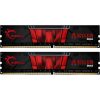 G-SKILL Aegis 32GB 2666MT/s DDR4 memória CL19 Kit of 2 fekete-piros