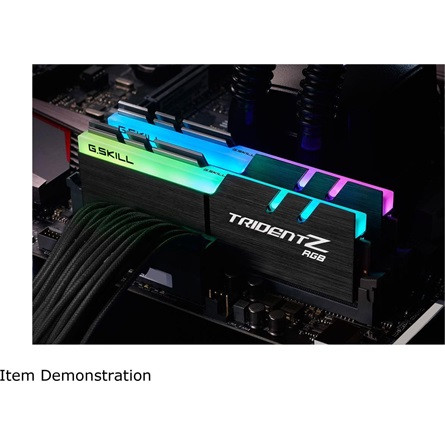 G-SKILL Trident Z RGB 64GB 3200MT/s DDR4 memória Kit of 2 fekete RGB
