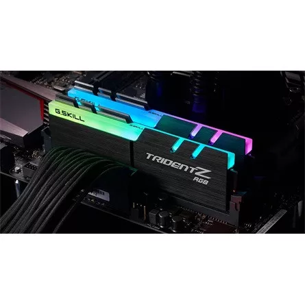 GSKILL G.SKILL Memória DDR4 32GB 3200Mhz CL16 DIMM, 1.35V, Trident Z RGB (For AMD) (Kit of 2)