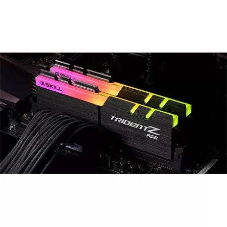 GSKILL G.SKILL Memória DDR4 32GB 3200Mhz CL16 DIMM, 1.35V, Trident Z RGB (For AMD) (Kit of 2)