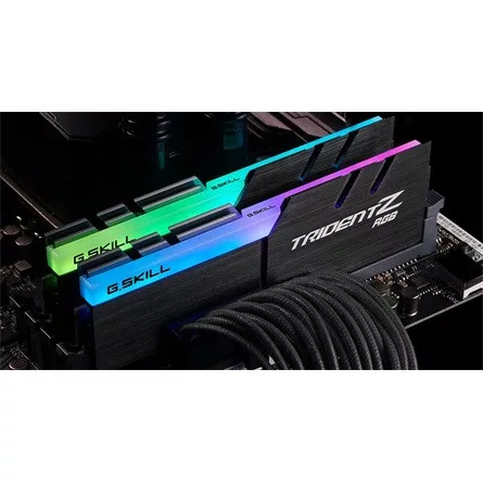GSKILL G.SKILL Memória DDR4 32GB 3200Mhz CL16 DIMM, 1.35V, Trident Z RGB (For AMD) (Kit of 2)