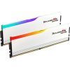 G-SKILL Ripjaws M5 Neo RGB 32GB 6000MT/s DDR5 memória CL30 Kit of 2 fehér RGB