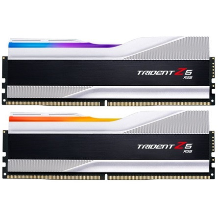 G-SKILL Trident Z5 RGB 32GB 6000MT/s DDR5 memória Kit of 2 ezüst RGB