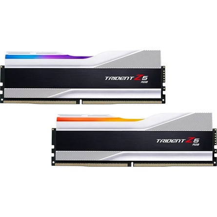 G-SKILL Trident Z5 RGB 64GB 6000MT/s DDR5 memória CL30 Kit of 2 ezüst RGB