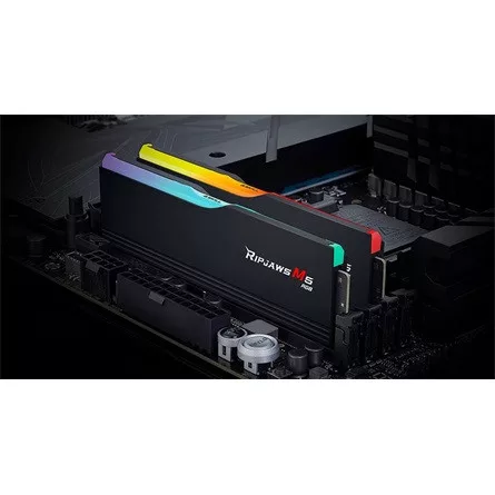 G-SKILL Ripjaws M5 RGB 96GB 6400MT/s DDR5 memória CL32 Kit of 2 fekete RGB