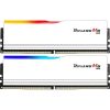 G-SKILL Ripjaws M5 RGB 32GB 6400MT/s DDR5 memória CL32 Kit of 2 fehér RGB
