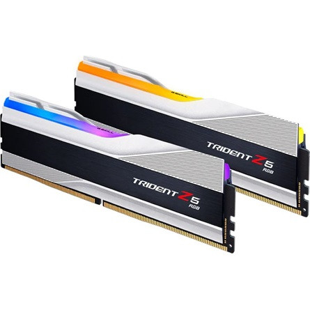 G-SKILL Trident Z5 RGB 48GB 8000MT/s DDR5 memória CL40 Kit of 2 ezüst-szürke RGB