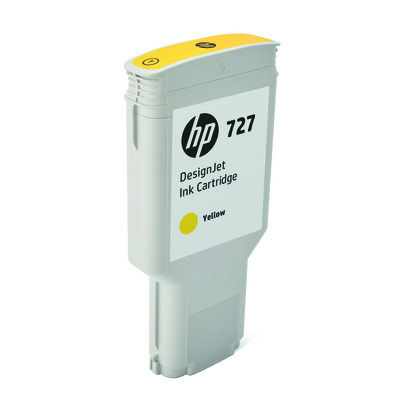 HP 727 sárga DesignJet tintapatron, 300 ml