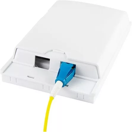 Logilink Száloptikai adapter LC Duplex, 12 darabos, perem nélkül, kék (OS2)